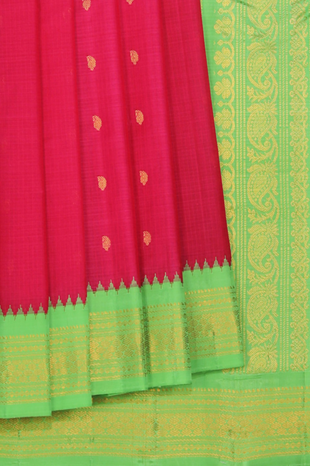 Gadwal Pink Saree