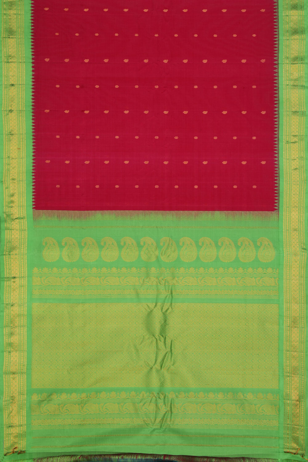 Gadwal Pink Saree
