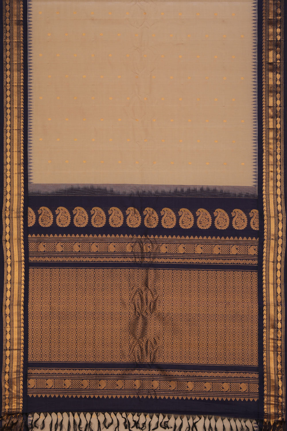 Gadwal Beige Saree