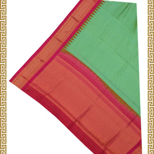 Gadwal-Silk Green Dupatta