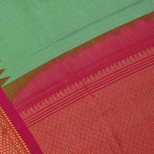 Gadwal-Silk Green Dupatta