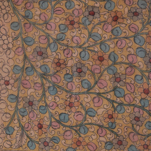 Kalamkari Painted Mangalagiri Saree