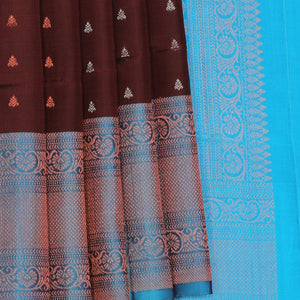 Gorgeous Caramel-Brown Saree