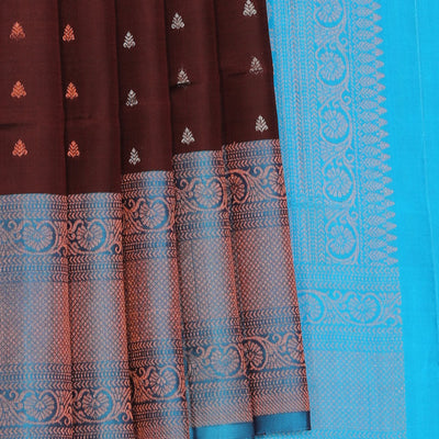 Gorgeous Caramel-Brown Saree