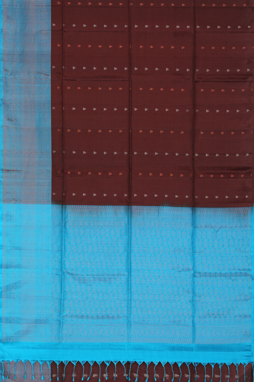 Gorgeous Caramel-Brown Saree