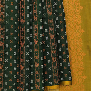 Gorgeous Bottle-Green Saree