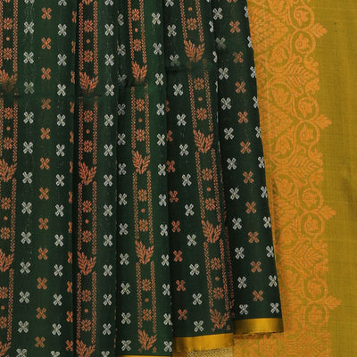 Gorgeous Bottle-Green Saree