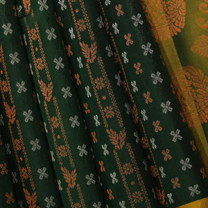 Gorgeous Bottle-Green Saree