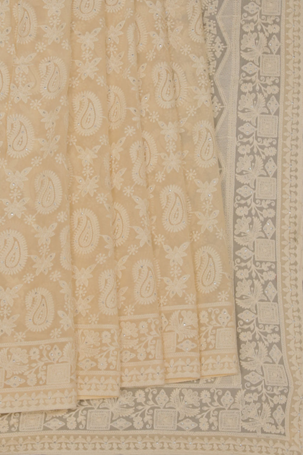 Georgette Embroidered Saree