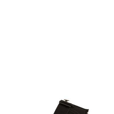Studded Trim Denim Slide Sandals