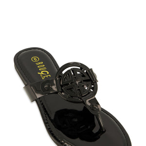 Geo Pendant Thong Slide Sandals