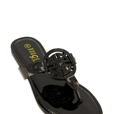 Geo Pendant Thong Slide Sandals