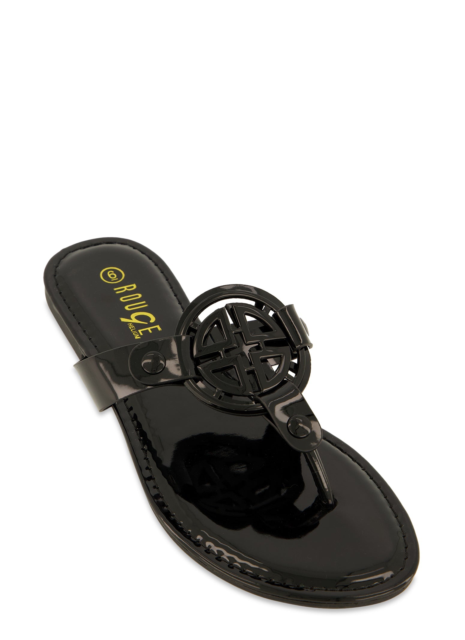 Geo Pendant Thong Slide Sandals