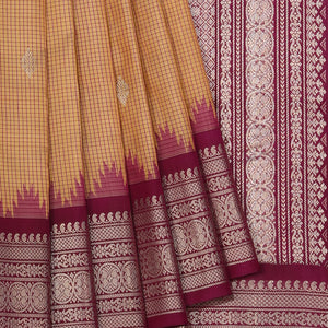 Gadwal Silk Beige Saree
