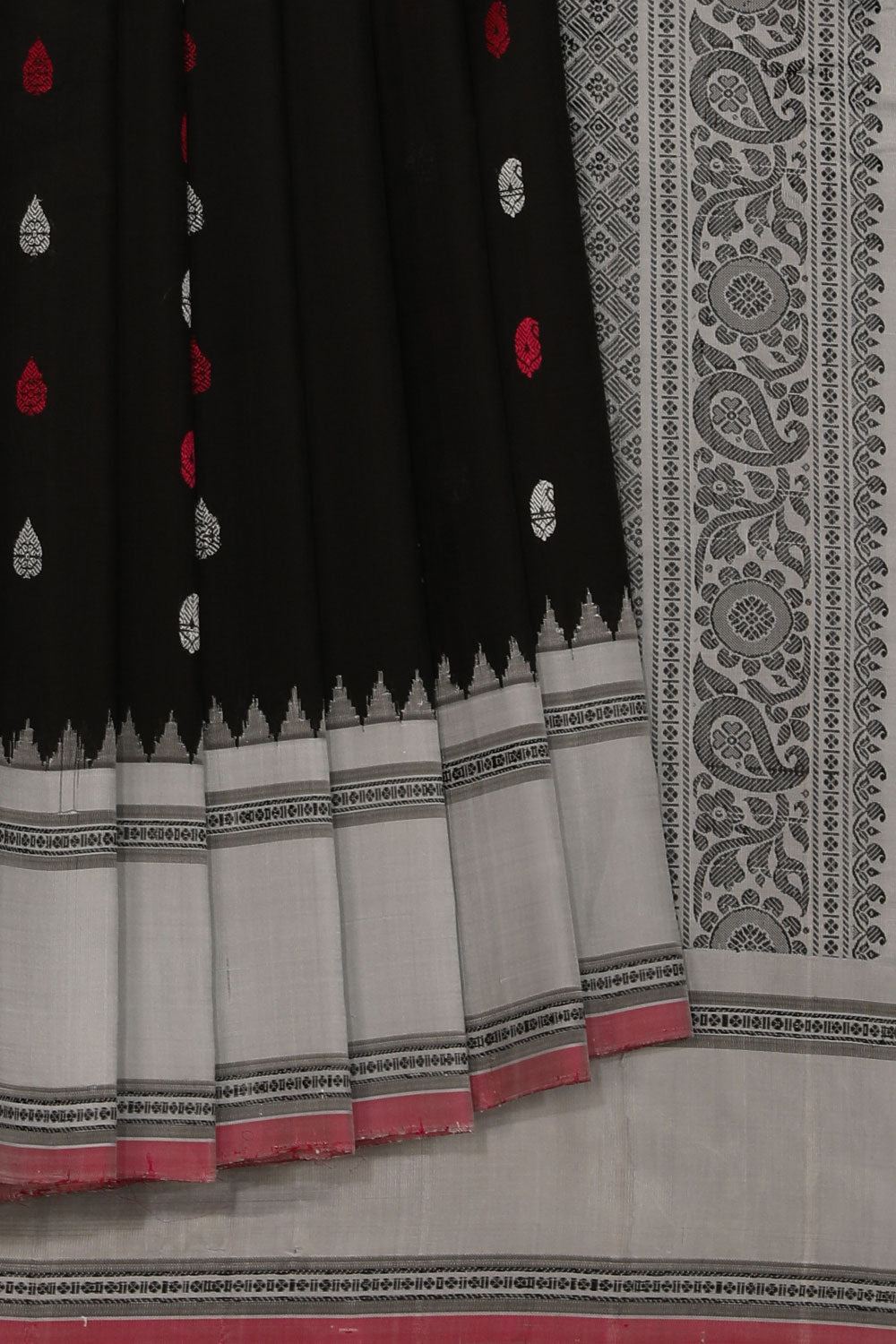 Gadwal Black Saree