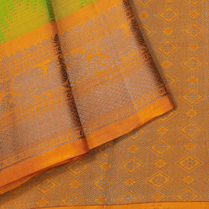 Gadwal Green Saree