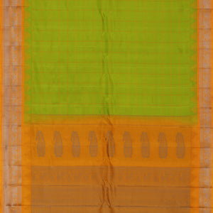 Gadwal Green Saree
