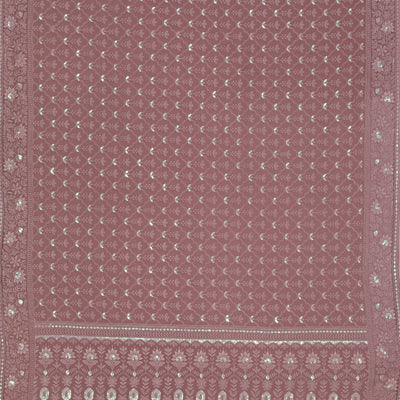 Georgette Purple Saree