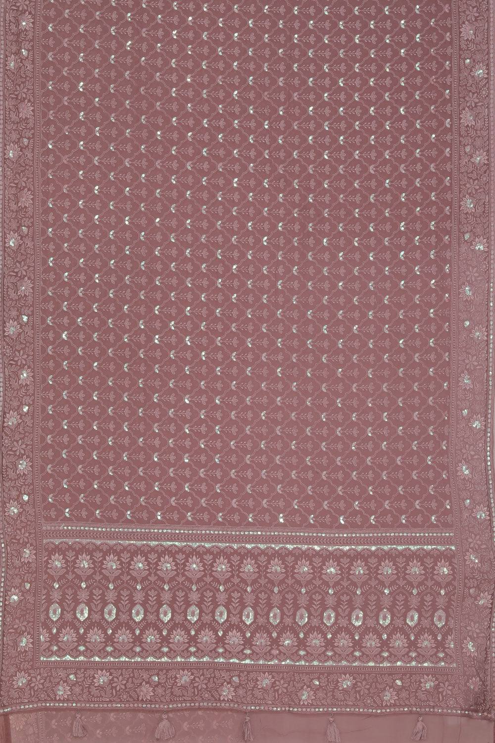 Georgette Purple Saree