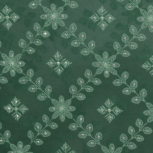 Georgette Smoky Green Saree