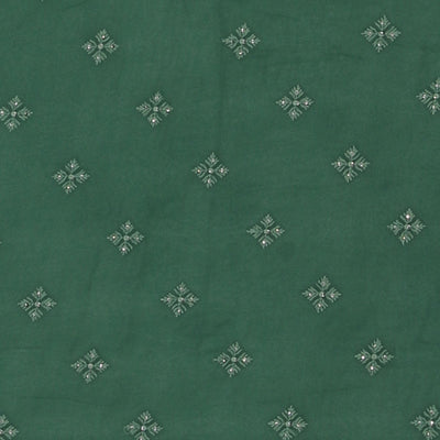 Georgette Smoky Green Saree