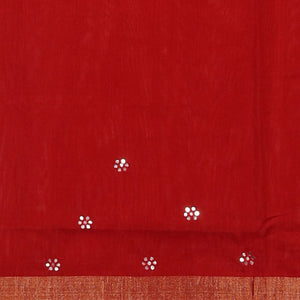 Ikat Cotton-Silk Green Saree