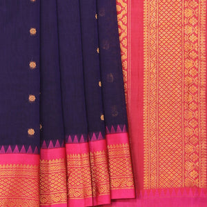 Gadwal Violet Saree