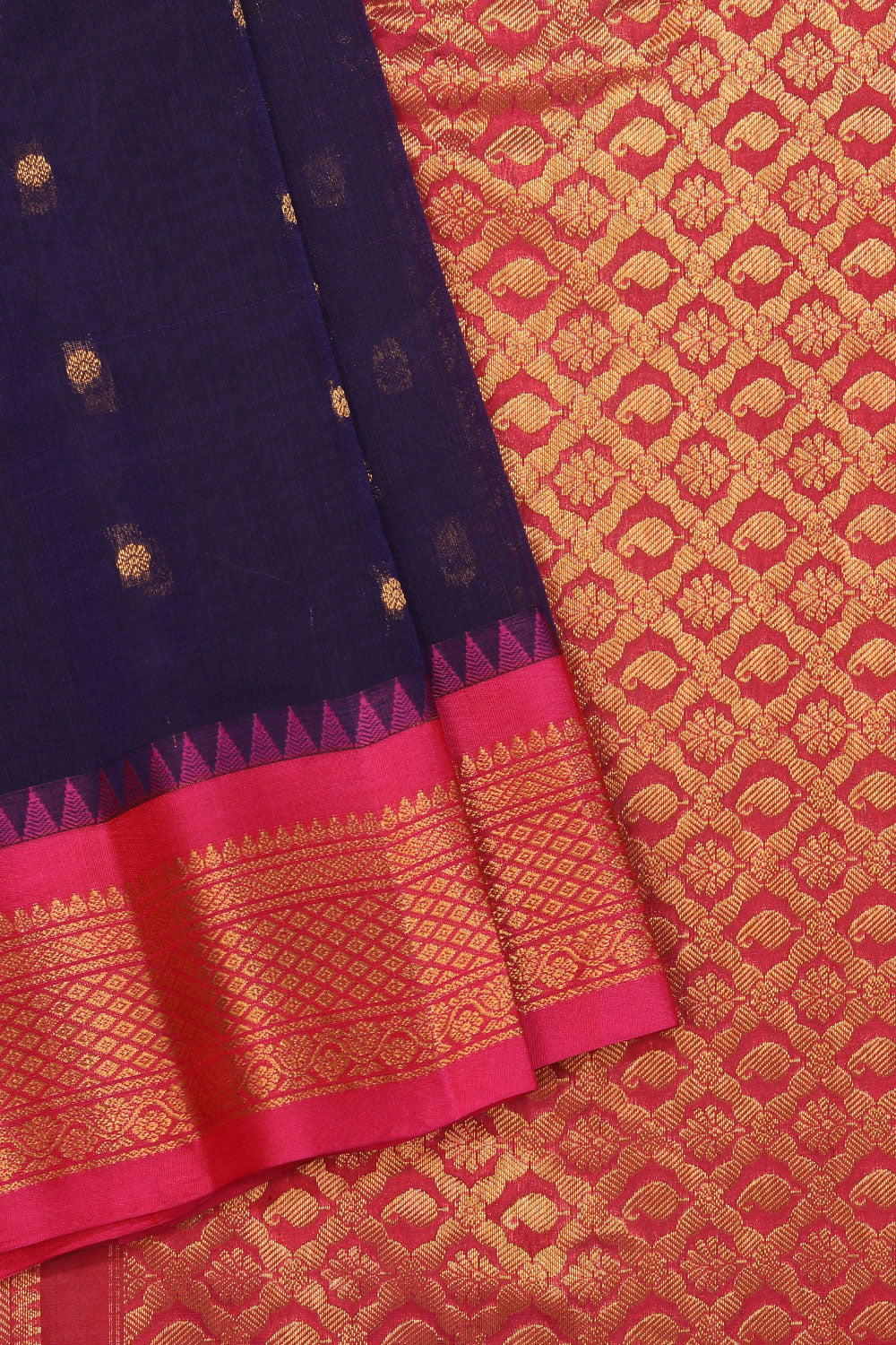 Gadwal Violet Saree