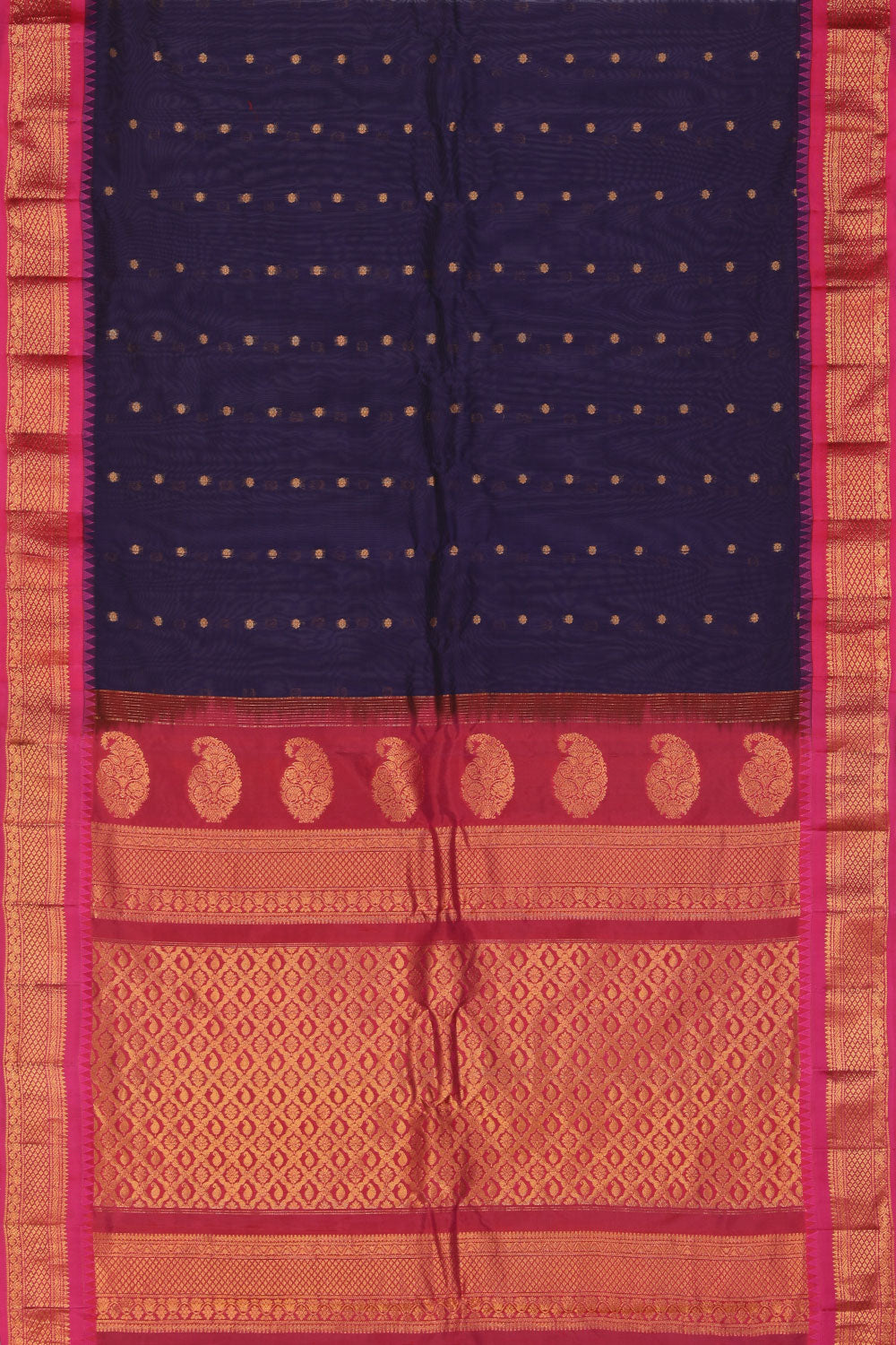 Gadwal Violet Saree