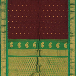 Gadwal Maroon Saree