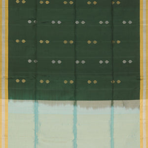 Gorgeous Bottle Green Saree