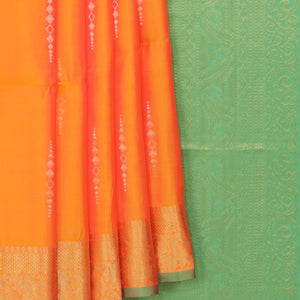 Gorgeous Orange Saree