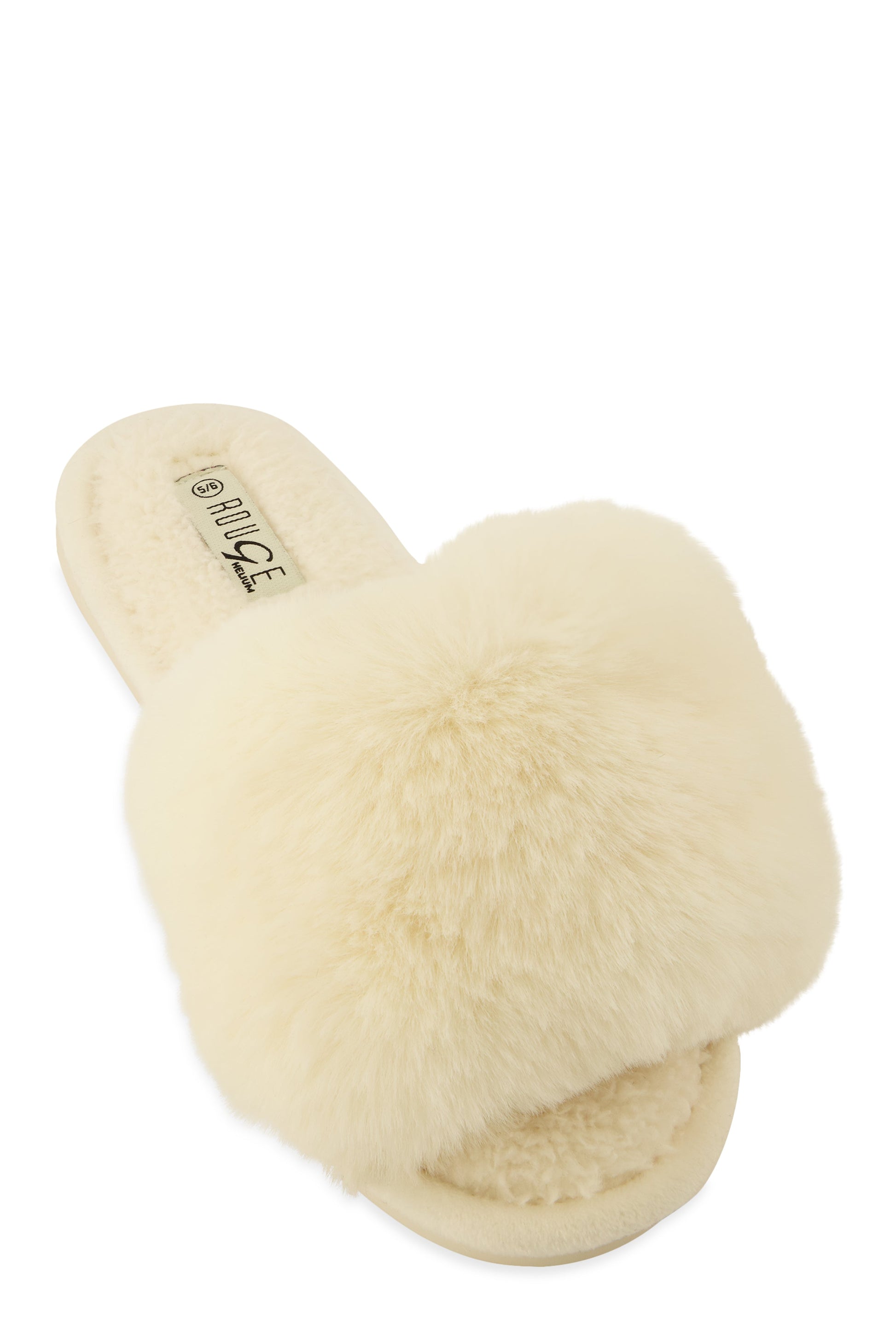 Faux Fur Slide Sandals
