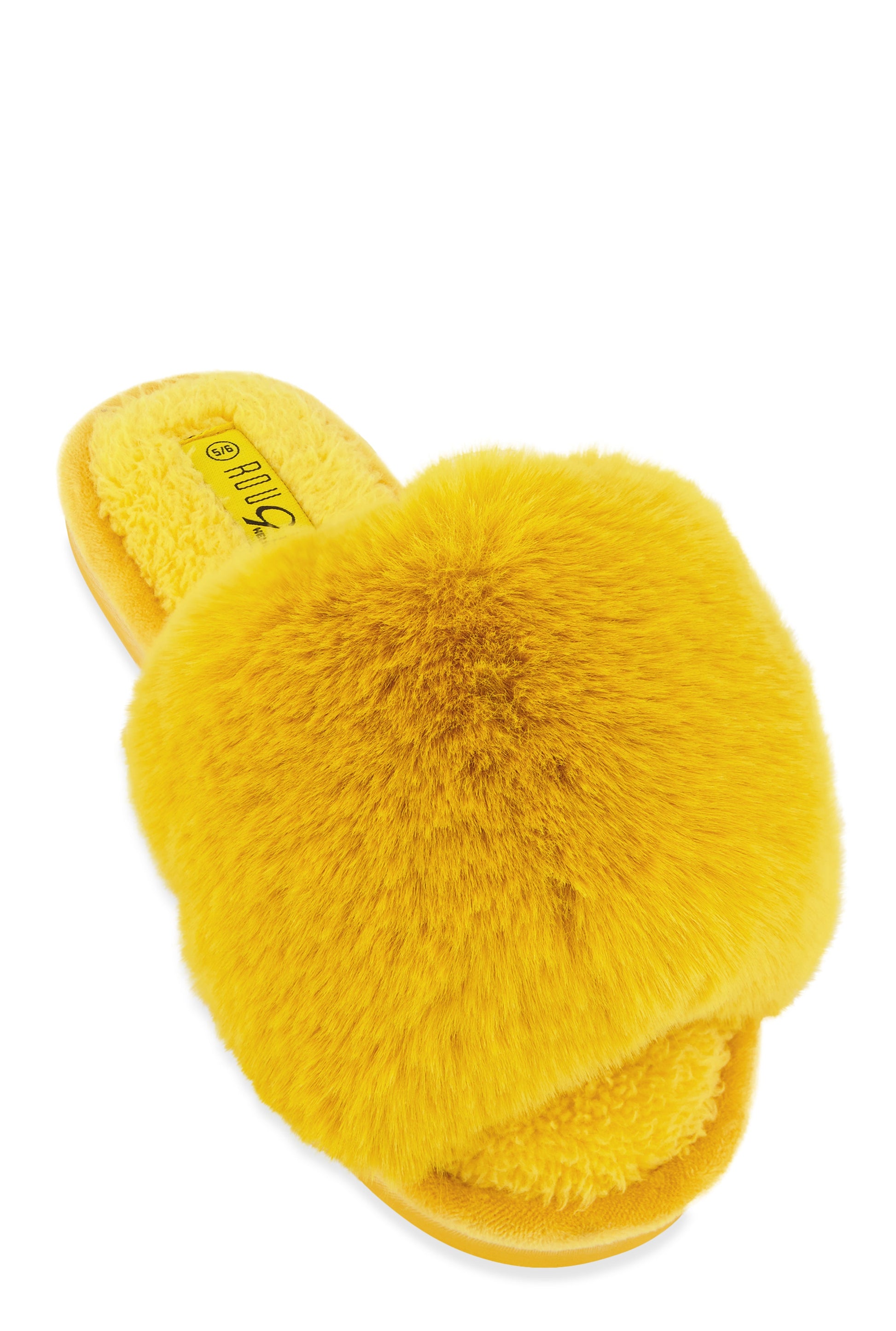 Faux Fur Slide Sandals