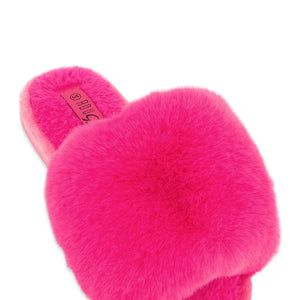 Faux Fur Slide Sandals