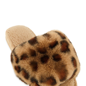 Faux Fur Slide Sandals