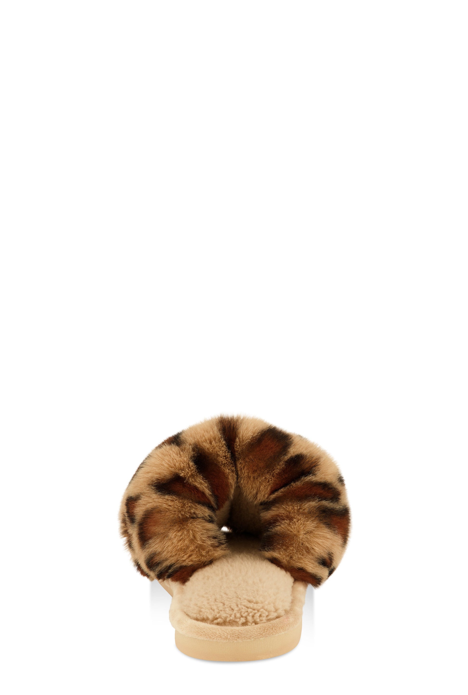 Faux Fur Slide Sandals