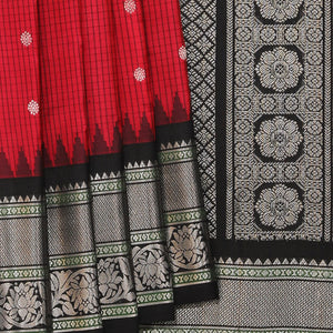 Gadwal Silk Pink Saree