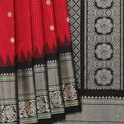 Gadwal Silk Pink Saree