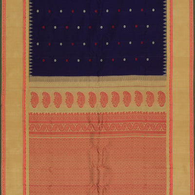 Gadwal Silk Violet Saree