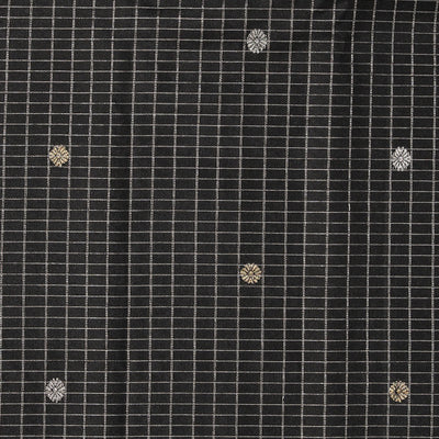 Gadwal Silk Black Saree