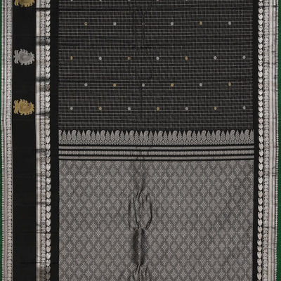 Gadwal Silk Black Saree