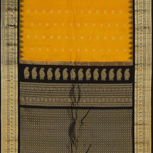 Gadwal Silk Mustard Saree