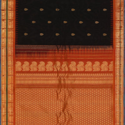Gadwal Classy Black Saree