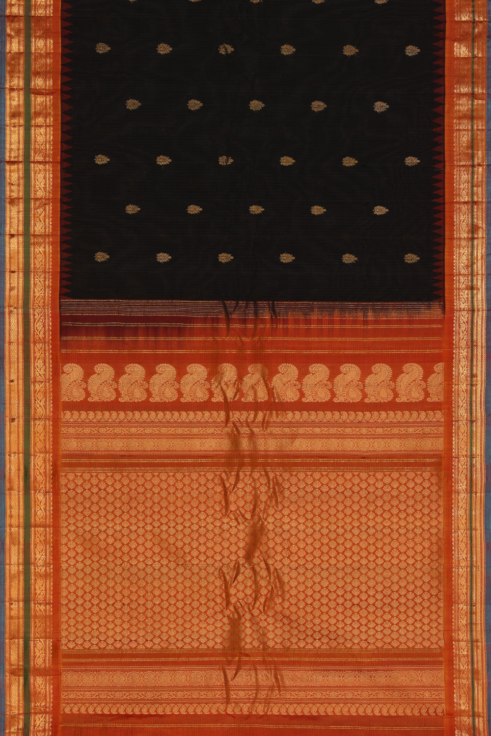 Gadwal Classy Black Saree