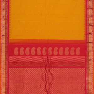 Gadwal Yellow Saree