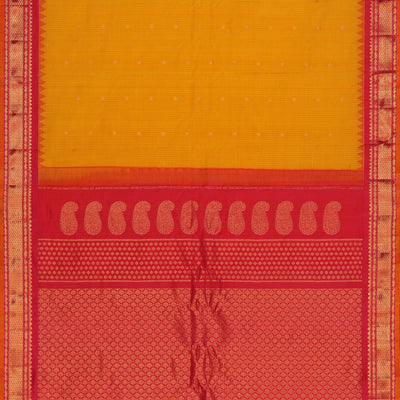 Gadwal Yellow Saree