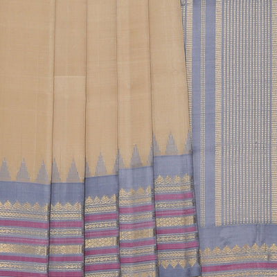 Gadwal Silk Beige Saree