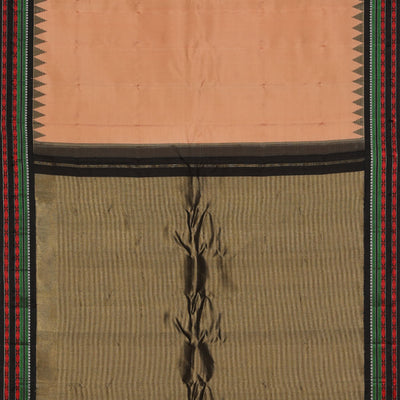 Gadwal Silk Classy Pink-Beige Saree