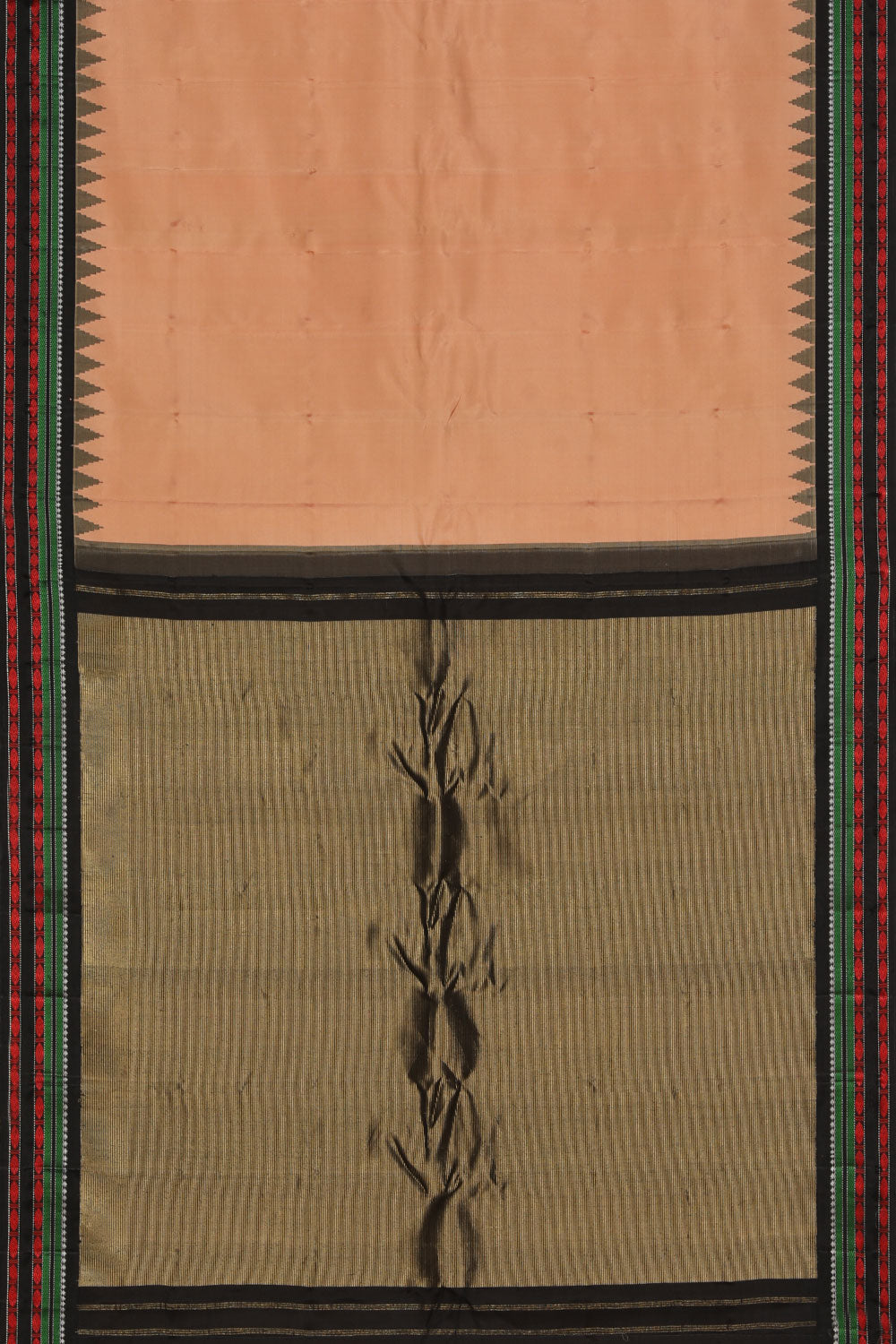 Gadwal Silk Classy Pink-Beige Saree